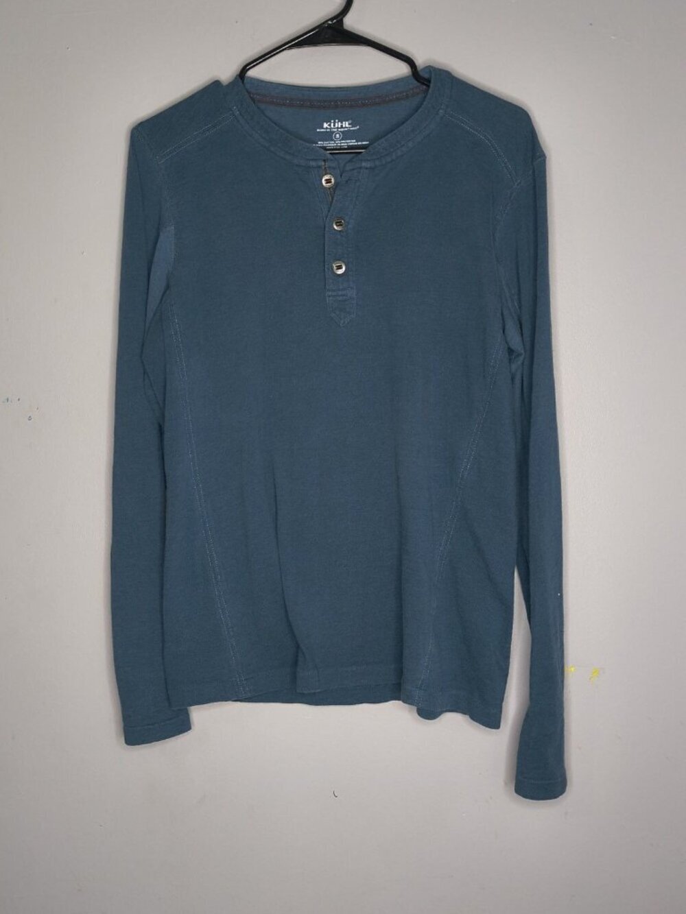 Kuhl Men's Size Small Long Sleeve Blue Outdoor Hiking